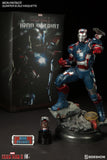 Sideshow Marvel Collectibles Iron Man 3 Iron Patriot 1/4 Quarter Scale Marquette Statue #803