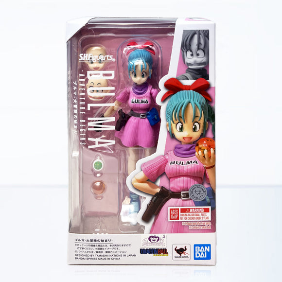 Bandai S.H.Figuarts Dragon Ball Bulma (Adventure Begins) Action Figure (Reissue)