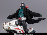 Premium Bandai Tamashii Nations S.H.Figuarts Shin Kamen Rider Masked Rider No. 2 with Cyclone Collectible Figure Set