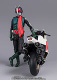 Premium Bandai Tamashii Nations S.H.Figuarts Shin Kamen Rider Masked Rider No. 2 with Cyclone Collectible Figure Set