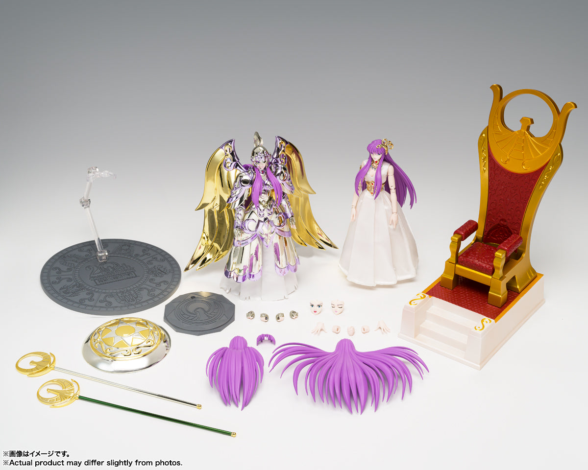Bandai Saint Seiya Myth Cloth EX Goddess Athena & Saori Kido
