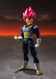 Premium Bandai Tamashii Nations S.H.Figuarts Dragon Ball Super Super Saiyan God Super Saiyan Vegeta 15th Anniversary Ver. Exclusive Action Figure