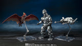 Bandai S.H.MonsterArts Godzilla vs. Mechagodzilla II Mechagodzilla, Garuda & Fire Rodan (Makuhari Decisive Battle Ver.) Action Figure Set