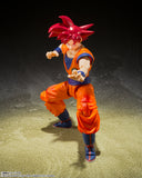 Bandai S.H.Figuarts Dragon Ball Super Super Saiyan God Goku (Saiyan God of Virture) Action Figure