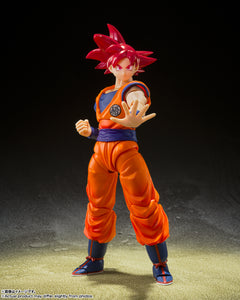 Bandai S.H.Figuarts Dragon Ball Super Super Saiyan God Goku (Saiyan God of Virture) Action Figure