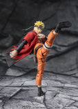 Premium Bandai Tamashii Nations S.H.Figuarts Naruto: Shippuden Naruto Uzumaki [Sage Mode] -Savior of Konoha- Exclusive Action Figure