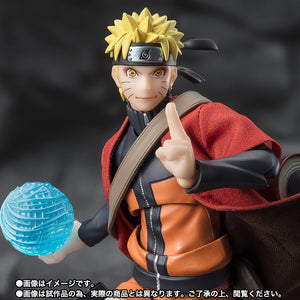 Premium Bandai Tamashii Nations S.H.Figuarts Naruto: Shippuden Naruto Uzumaki [Sage Mode] -Savior of Konoha- Exclusive Action Figure