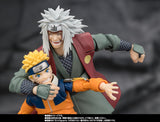 Bandai S.H.Figuarts Naruto Shippuden Jiraiya -Hidden Leaf Heroic Master Sage- (Sage Mode Set) Action Figure