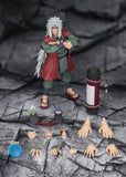 Bandai S.H.Figuarts Naruto Shippuden Jiraiya -Hidden Leaf Heroic Master Sage- (Sage Mode Set) Action Figure