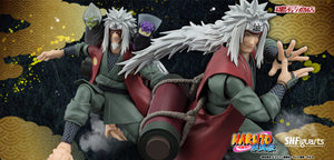 Bandai S.H.Figuarts Naruto Shippuden Jiraiya -Hidden Leaf Heroic Master Sage- (Sage Mode Set) Action Figure