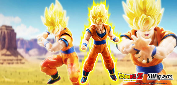 Bandai S.H.Figuarts Dragon Ball Z Super Saiyan Son Goku (The Games Begin) Action Figure