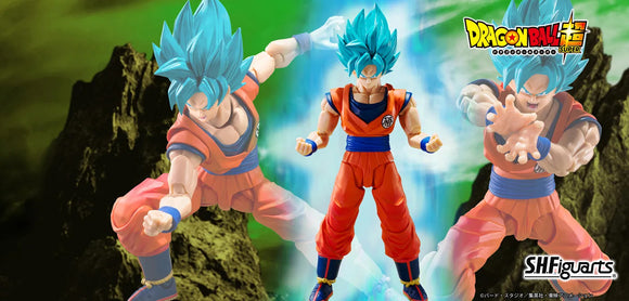 Bandai S.H.Figuarts Dragon Ball Super Super Saiyan God Super Saiyan Goku (Blue Power Transcending Limits) Action Figure