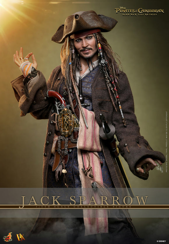 Hot Toys Pirates of the Caribbean: Dead Men Tell No Tales DX37 Captain Jack Sparrow 1/6 Scale 12
