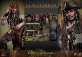 Hot Toys Pirates of the Caribbean: Dead Men Tell No Tales DX37 Captain Jack Sparrow 1/6 Scale 12" Collectible Figure