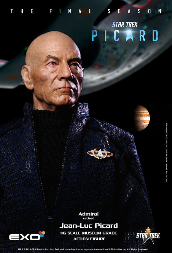 EXO-6 Star Trek: Picard Admiral Jean-Luc Picard 1/6 Scale 12