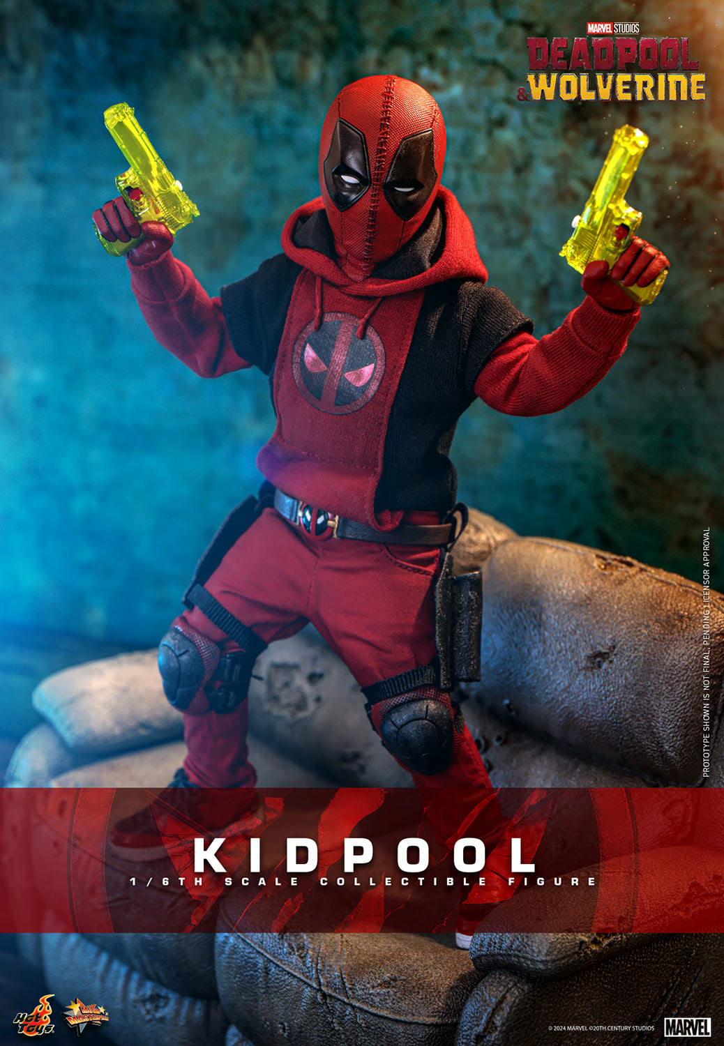Hot Toys Marvel Comics Deadpool & Wolverine Kidpool 1/6 Scale