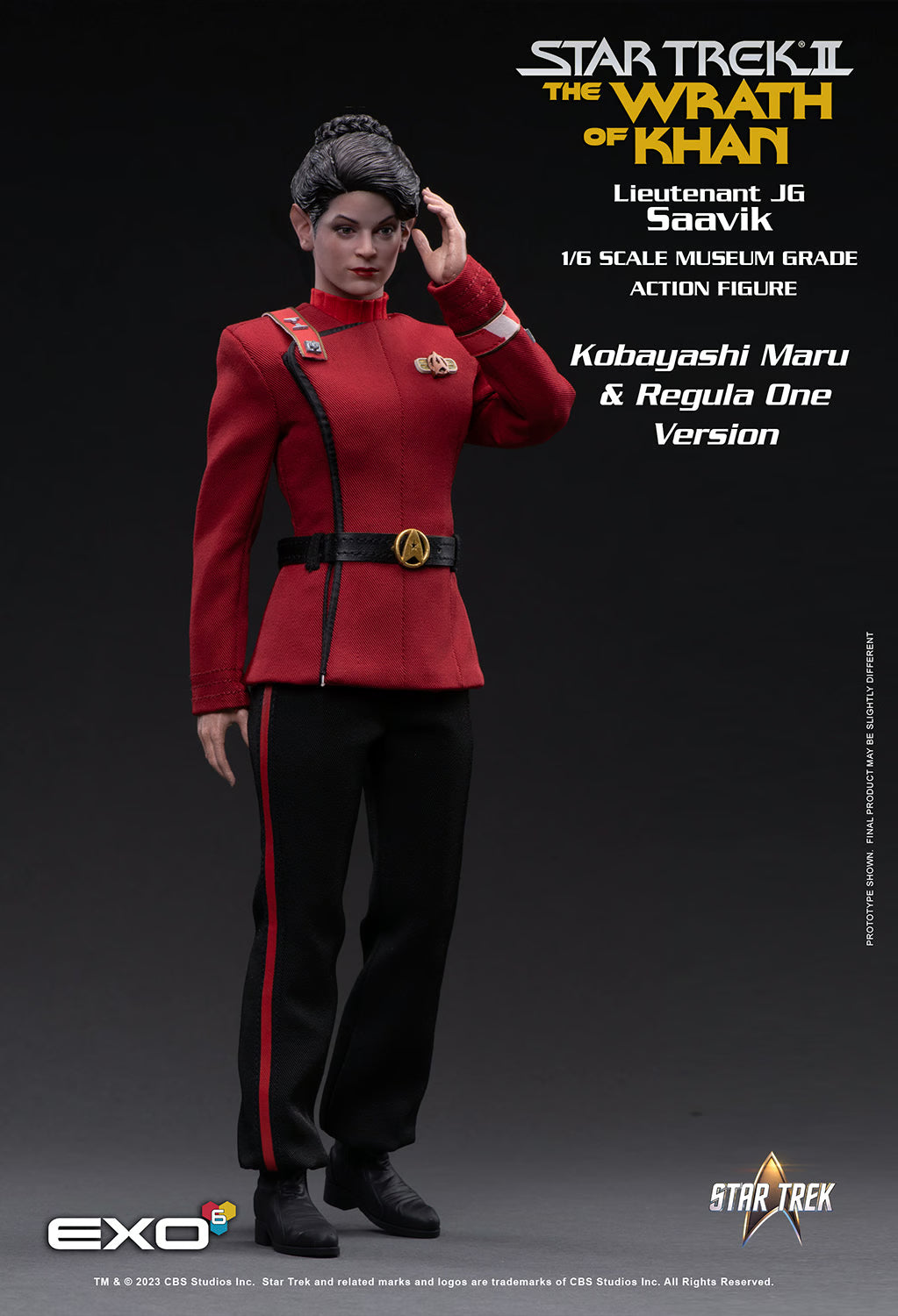 EXO-6 Star Trek The Wrath of Khan Lieutenant Saavik (Regula One