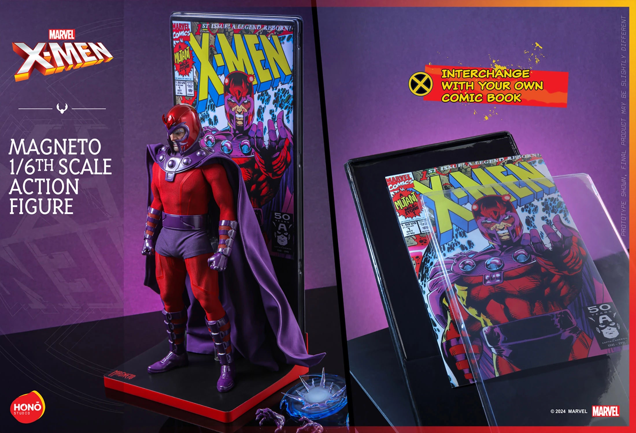 Hot Toys Hono Studio Marvel Comics X-Men Magneto 1/6 Scale