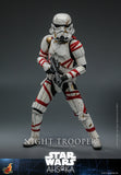 Hot Toys Star Wars Ahsoka Night Trooper 1/6 Scale 12" Collectible Figure