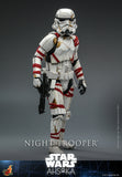 Hot Toys Star Wars Ahsoka Night Trooper 1/6 Scale 12" Collectible Figure