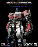 Threezero Transformers Rise of the Beasts DLX Scale Collectible Series Optimus Prime Diecast Action Figure