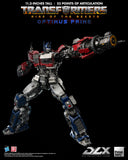 Threezero Transformers Rise of the Beasts DLX Scale Collectible Series Optimus Prime Diecast Action Figure