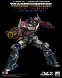 Threezero Transformers Rise of the Beasts DLX Scale Collectible Series Optimus Prime Diecast Action Figure