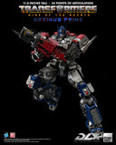 Threezero Transformers Rise of the Beasts DLX Scale Collectible Series Optimus Prime Diecast Action Figure