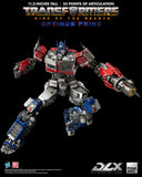 Threezero Transformers Rise of the Beasts DLX Scale Collectible Series Optimus Prime Diecast Action Figure