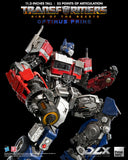 Threezero Transformers Rise of the Beasts DLX Scale Collectible Series Optimus Prime Diecast Action Figure