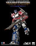 Threezero Transformers Rise of the Beasts DLX Scale Collectible Series Optimus Prime Diecast Action Figure