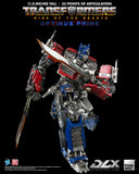 Threezero Transformers Rise of the Beasts DLX Scale Collectible Series Optimus Prime Diecast Action Figure