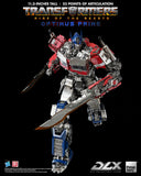 Threezero Transformers Rise of the Beasts DLX Scale Collectible Series Optimus Prime Diecast Action Figure