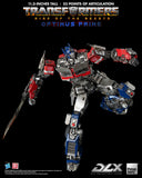 Threezero Transformers Rise of the Beasts DLX Scale Collectible Series Optimus Prime Diecast Action Figure