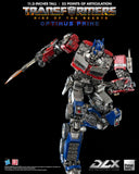 Threezero Transformers Rise of the Beasts DLX Scale Collectible Series Optimus Prime Diecast Action Figure