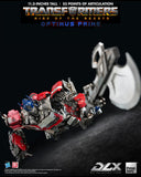 Threezero Transformers Rise of the Beasts DLX Scale Collectible Series Optimus Prime Diecast Action Figure