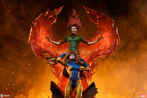 Sideshow Marvel Comics X-Men Phoenix and Jean Grey Maquette Statue