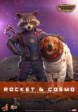 Hot Toys Marvel Guardians of the Galaxy Vol. 3 Rocket and Cosmo 1/6 Scale Collectible Figure Set