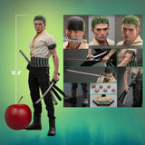 Hot Toys One Piece Roronoa Zoro 1/6 Scale 12" Collectible Figure