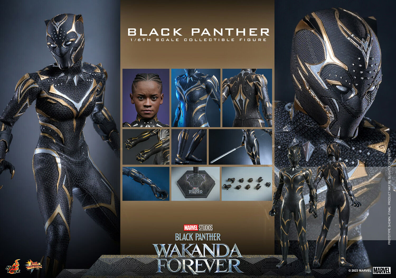 Hot Toys Marvel Comics Black Panther: Wakanda Forever Black