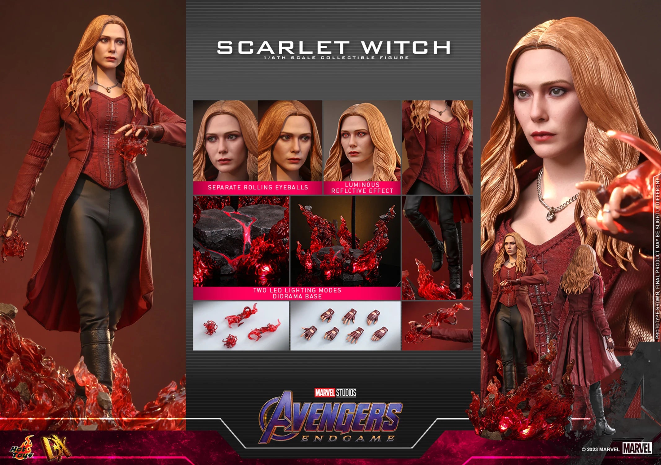 Hot Toys Marvel Avengers: Endgame DX35 Scarlet Witch 1/6 Scale