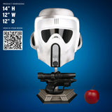 eFX Star Wars Episode VI: Return of the Jedi Scout Trooper Helmet Movie Prop Replica
