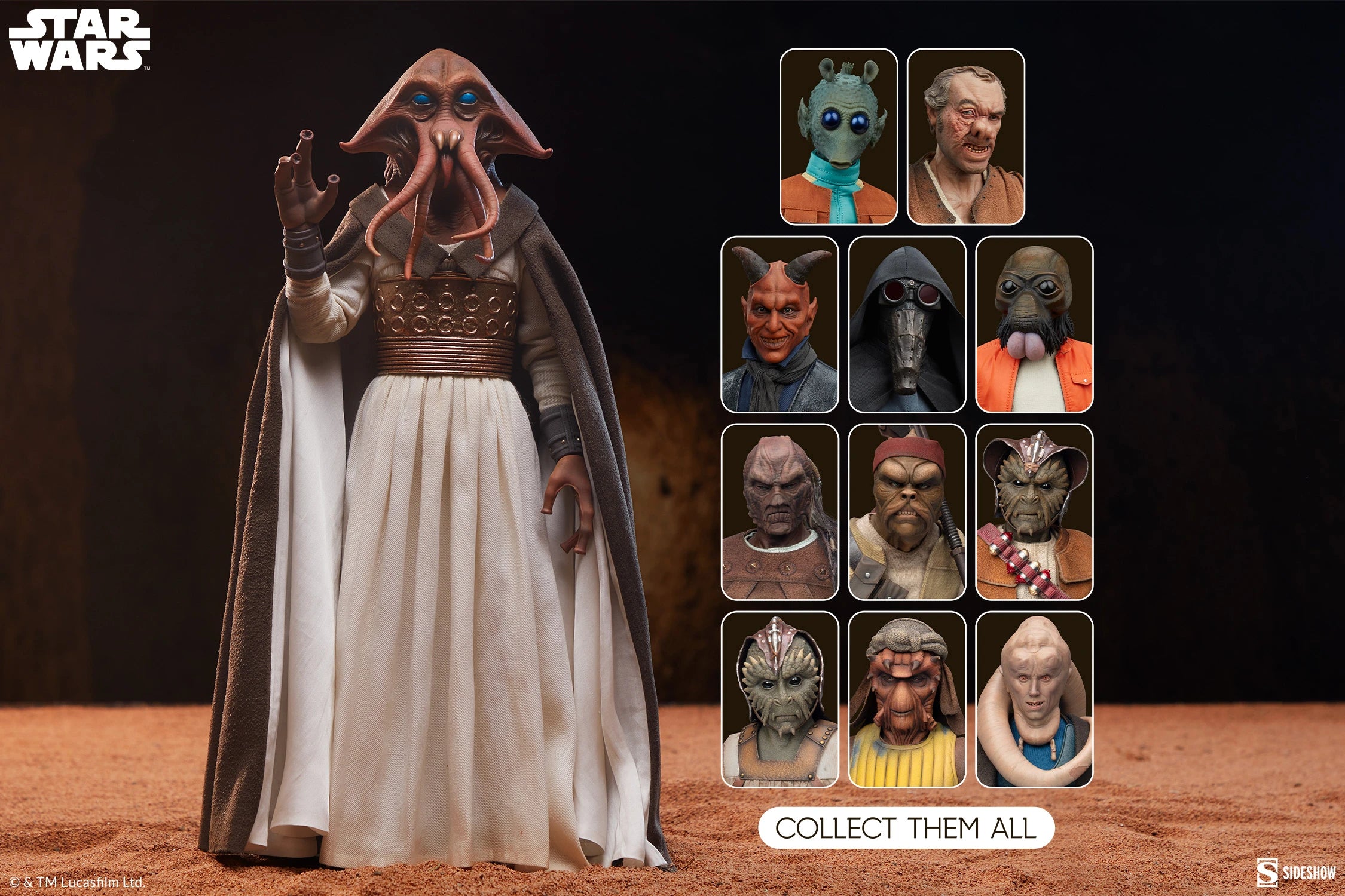 Sideshow Star Wars: Return of the Jedi Scum & Villainy Tessek 1/6