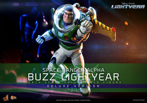 Hot Toys Disney Lightyear Space Ranger Alpha Buzz Lightyear (Deluxe Version)  1/6 Scale 12" Collectible Figure