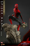 Hot Toys Marvel Spider-Man No Way Home Spider-Man (Battling Version) Movie Promo Edition 1/6 Scale 12" Collectible Figure