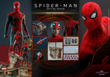 Hot Toys Marvel Spider-Man No Way Home Spider-Man (Battling Version) Movie Promo Edition 1/6 Scale 12" Collectible Figure