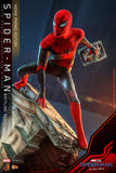 Hot Toys Marvel Spider-Man No Way Home Spider-Man (Battling Version) Movie Promo Edition 1/6 Scale 12" Collectible Figure