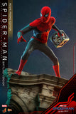 Hot Toys Marvel Spider-Man No Way Home Spider-Man (Battling Version) Movie Promo Edition 1/6 Scale 12" Collectible Figure