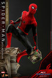 Hot Toys Marvel Spider-Man No Way Home Spider-Man (Battling Version) Movie Promo Edition 1/6 Scale 12" Collectible Figure