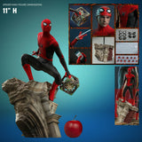 Hot Toys Marvel Spider-Man No Way Home Spider-Man (Battling Version) Movie Promo Edition 1/6 Scale 12" Collectible Figure